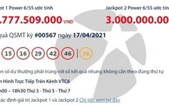 Kết quả xổ số Vietlott 17/4: Một người lại trúng giải khủng