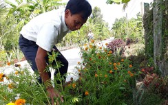Người thương binh với “đam mê” làm đẹp đường quê