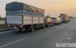 Cao tốc Long Thành-Dầu Giây thông xe ngay sau khi có vụ va chạm giao thông