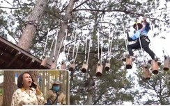 Thấy chồng đu dây điệu nghệ, Việt Hương "chốt đơn" làm xiếc nếu bỏ nghề