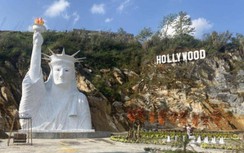 Yêu cầu dừng thi công tượng "nữ thần tự do" phiên bản lỗi ở Sa Pa