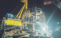 Hoàn tất thi công cọc đầu tiên trụ tháp chính cầu Mỹ Thuận 2