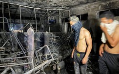 Video khoảnh khắc bình oxy tại bệnh viện Baghdad phát nổ, 82 người tử nạn