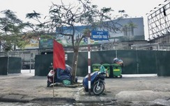 Bãi xe trá hình mọc trên đất dự án khu đô thị Ngã 5 - Sân bay Cát Bi