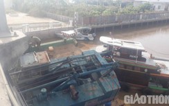 Sà lan trăm tấn liên tiếp chìm tại cống Nhà Mát: Khắc phục ra sao?