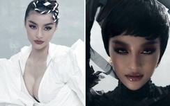 Á hậu Kiều Loan biến hóa thành Tiên hắc ám, "bức thở" vòng một