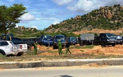 Ninh Thuận: Tạm giữ hàng loạt xe chở khoáng sản trái phép