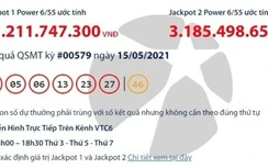 Kết quả xổ số Vietlott 15/5: Tìm người may mắn trúng giải khủng 41 tỷ
