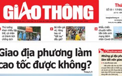 Tin mới nhất, hay nhất trên Báo Giao thông ngày 17/5/2021