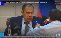 Ngoại trưởng Nga mặt hằm hằm bực bội vì cách cư xử của nhà báo BBC