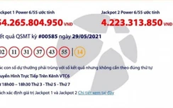 Kết quả xổ số Vietlott 29/5: Tìm người may mắn trúng giải khủng hơn 54 tỷ