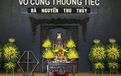 Gia đình, thầy cô và bạn thân tiễn biệt hoa hậu Thu Thuỷ về nơi yên nghỉ