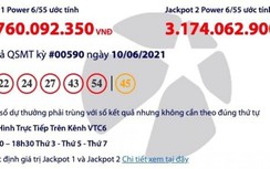 Kết quả xổ số Vietlott 10/6: Tìm người trúng giải khủng hơn 34 tỷ