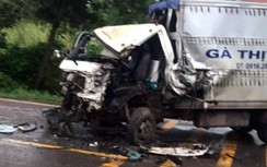 Tài xế xe tải bị thương nặng sau cú đấu đầu xe chữa cháy trên QL18