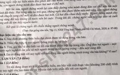 Đáp án đề thi tuyển sinh lớp 10 môn Ngữ Văn tỉnh Hậu Giang năm 2021