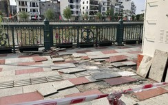 Xác minh việc vỉa hè sông Tam Bạc hư hỏng mà Báo Giao thông phản ánh