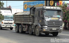 Quảng Nam "kích hoạt" tổ liên ngành xử lý xe chở vật liệu ở các "điểm nóng"