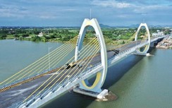 Cận cảnh cầu Quang Thanh hình "hạt gạo" nối Hải Phòng - Hải Dương