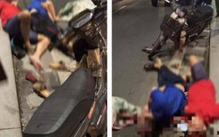 Xe máy tông người đi bộ tập thể dục tối, hai nạn nhân nhập viện cấp cứu