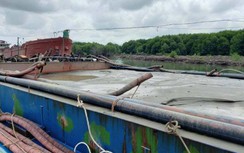 Vũng Tàu: Bắt giữ 4 tàu vận chuyển 2.170m3 cát lậu trên sông Mỏ Nhát