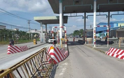 Sửa đường, lắp đèn đảm bảo ATGT khu vực trạm BOT Quốc lộ 1K