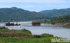 Nỗ lực thi công cầu cao tốc vượt dòng sông Mã