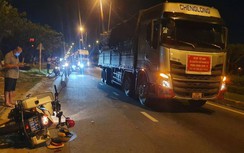 Xe tải vượt chốt kiểm soát dịch, tông một cán bộ CSGT bị thương