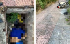 Bàng hoàng phát hiện thi thể nam giới dưới hố vỉa hè ở quận Long Biên