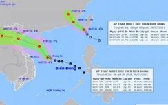 Áp thấp nhiệt đới liên tiếp vào Biển Đông, sắp có cơn bão số 3