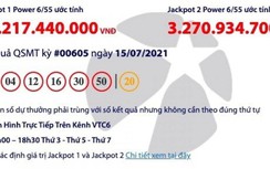 Kết quả xổ số Vietlott 15/7: Tìm người may mắn trúng thưởng hơn 36 tỷ