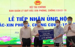 Bộ GTVT trao 4 tỉ đồng ủng hộ của người lao động cho Quỹ Vaccine