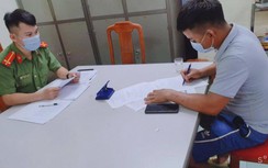 Phạt công nhân làm đường vi phạm giao thông, xúc phạm công an trên facebook