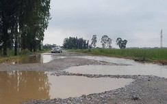 Thanh Hóa: Đường 4C xuống cấp trầm trọng, tiềm ẩn tai nạn