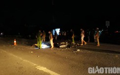 Xe máy va chạm xe tải cẩu trên QL1, người đàn ông tử vong tại chỗ