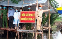 Cà Mau lập 3 chốt kiểm soát dịch bệnh Covid-19 trên đường thủy