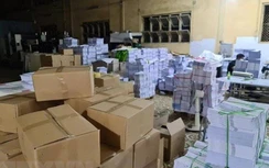 18 tấn sách giáo khoa giả chuẩn bị tuồn ra thị trường dịp khai giảng