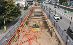 Những dự án giao thông nào được thi công khi Hà Nội giãn cách?