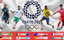 Trực tiếp Olympic 2021, VTV5 VTV9 trực tiếp bóng đá hôm nay ngày 28/7