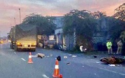 Hải Phòng: Va chạm với xe container, người đàn ông đi xe máy tử vong