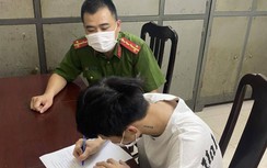 Hỗn láo lăng mạ công an, đôi nam nữ bị phạt gần chục lỗi, giữ xe máy