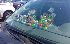 Vật trang trí trên táp lô ô tô có thể là "mảnh đạn" gây thương tích
