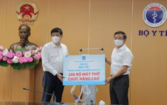 Petrovietnam tặng 200 máy thở dòng chức năng cao phục vụ điều trị bệnh nhân Covid-19