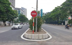 Hà Nội gấp rút xén dải phân cách nhiều tuyến đường