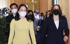 Phó Chủ tịch nước Võ Thị Ánh Xuân tiếp Phó Tổng thống Hoa Kỳ Kamala Harris