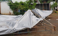 Xe tải tông sập chốt kiểm soát dịch Covid-19, một đại úy công an bị thương