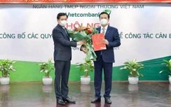 Vietcombank tổ chức lễ công bố quyết định về nhân sự lãnh đạo cấp cao