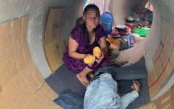 Sự thật về "hai vợ chồng sống trong ống cống" giữa "bão Covid" ở TP.HCM