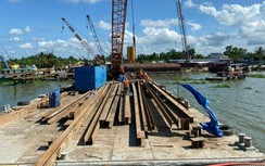 Cầu Mỹ Thuận 2 đang thi công vượt tiến độ