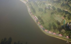 Đoàn xe màu cam chở thêm 170 tấn nông sản từ Lâm Đồng đi TP.HCM