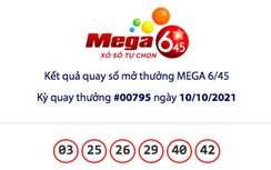 Kết quả xổ số Vietlott 10/10: Ai là chủ nhân giải thưởng 24,4 tỷ đồng?